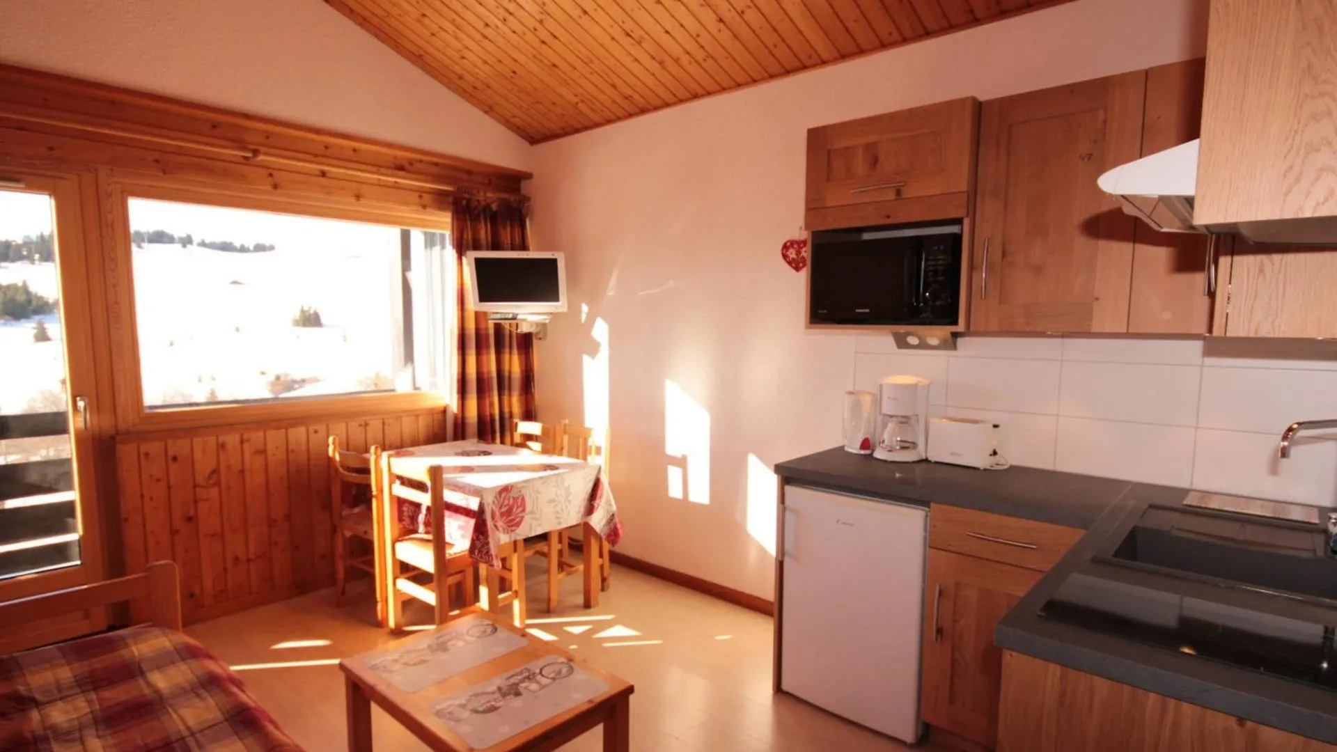 Appartement Cosy 2 Pieces Cabine - Balcon Sud, Parking, Pied Des Pistes - Fr-1-293-122 Hauteluce